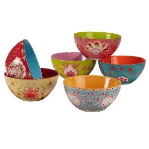 Set of 6 Francesca All Purpose 26oz Bowls - Certified International - 1 of 3