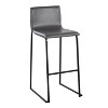 TOAOTBNBOB Upholstered Barstool with Fixed-Height, Contemporary Bar Stools Set of 2, Industrial Bar Chair for Kitchen Island - 2 of 4