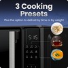 Chefman Countertop Microwave Oven 0.7 Cu. Ft., 700 Watts with 3 Presets and 10 Power Levels - Black - 3 of 4