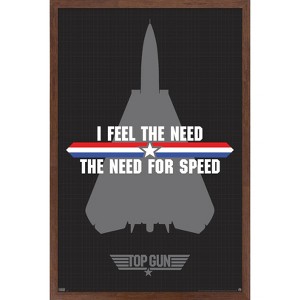 Trends International Top Gun - Need for Speed Framed Wall Poster Prints - 1 of 4