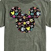 Men's - Disney - Mickey Logo with Emojis Short Sleeve Graphic T-Shirt - 2 of 4