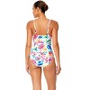 Women's Watercolor Paisley V-Wire One Piece Swimsuit - 2 of 4