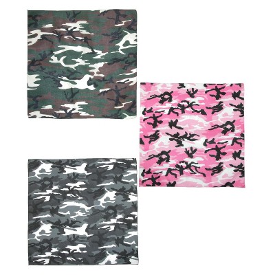 CTM Urban Hunting Camouflage Bandanas (Pack of 3)