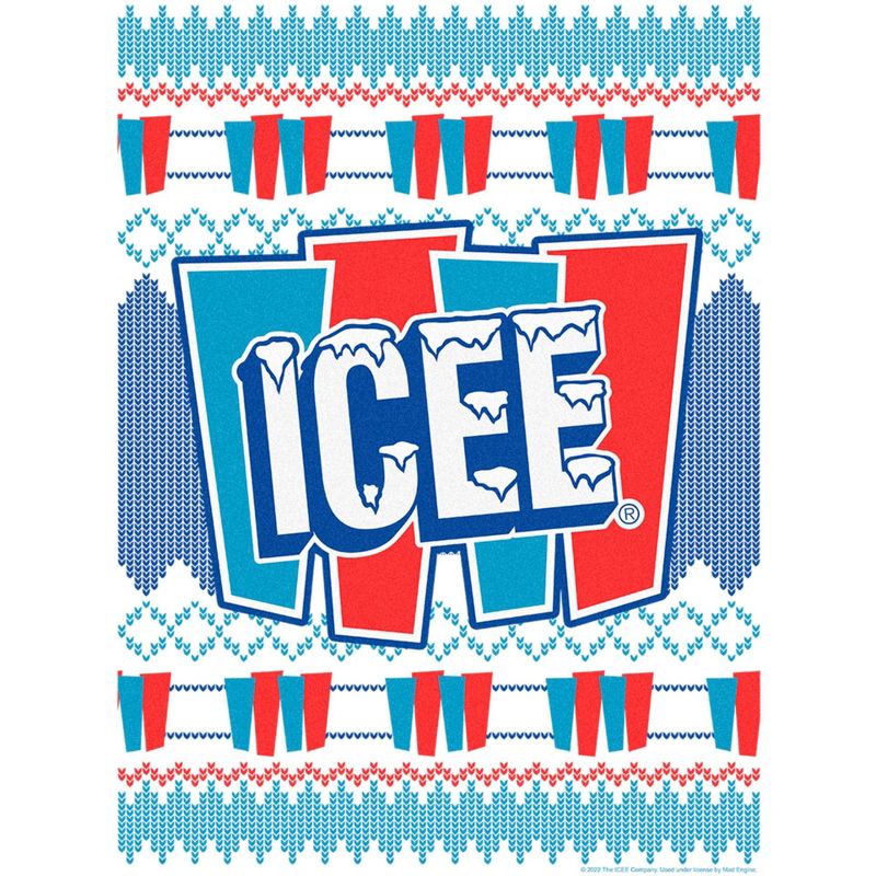 Men's ICEE Retro Ugly Sweater T-Shirt, 2 of 6