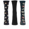 Memoi Donut Heaven Bamboo Blend Crew 3 Pair Pack - 2 of 4