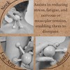 Evideco French Home Goods Natural Wood Handheld Massager - Relaxing Muscle Relief, Revitalizing Scrubbing Roller - Soothing Back & Body Therapy Tool - 4 of 4