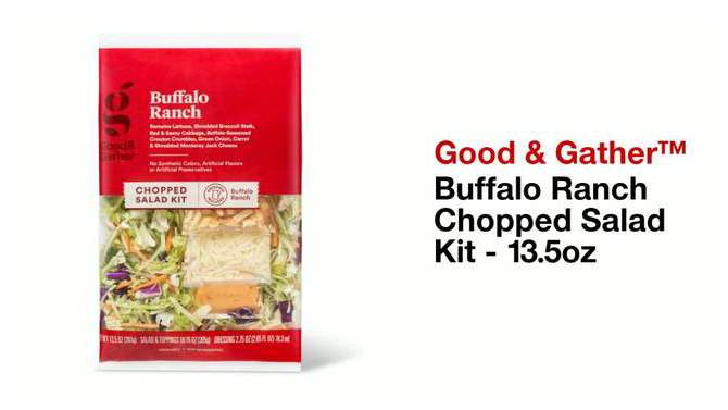 Buffalo Ranch Chopped Salad Kit - 13.5oz - Good & Gather&#8482;, 2 of 9, play video