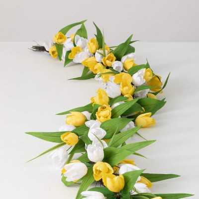 Sullivans Artificial 69" Full Flowering Tulip Garland