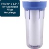 SpiroPure SP-P5 10 x 2.5 Inch 5 Micron Melt-Blown Spun Polypropylene Safe & Clean Water Filter Replacement for P5 and SDC-25-1005 (24 Pack) - 4 of 4