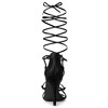 Allegra K Women's Strappy Straps Lace Up Stiletto Heel Sandals - 3 of 4