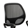 Denmar Padded Mesh Adjustable Office Chair Black - miBasics - image 3 of 4