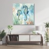 Courtside Market Coral Bay Seahorses Gallery-Wrapped Canvas - 2 of 4