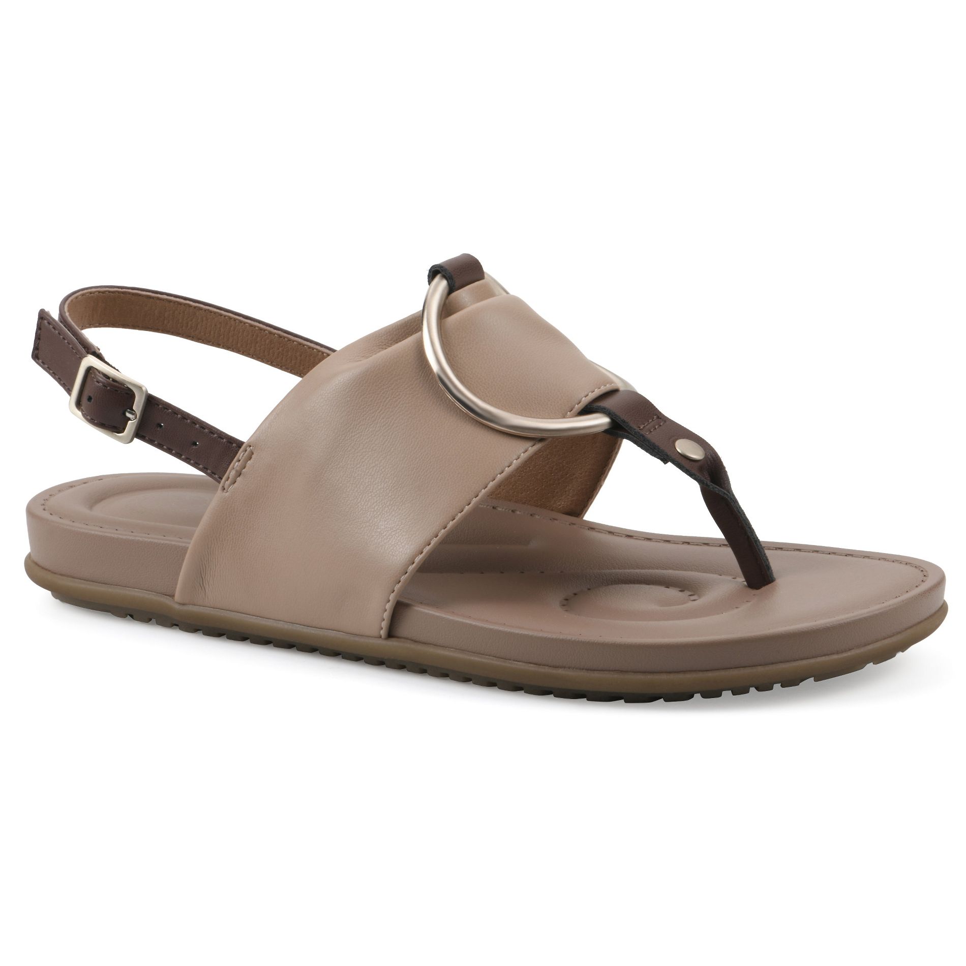 White Mountain Women's Alicorn Slingback Thong Sandal