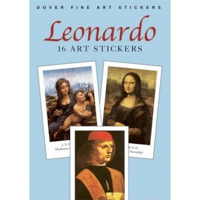 Leonardo - (Fine Art Stickers) by  Leonardo Da Vinci (Paperback)