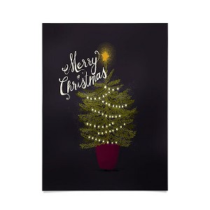 Joy Laforme Merry Christmas Little Tree Poster - Society6 - 1 of 3