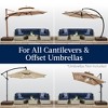 Best Choice Products 330lb Capacity Fillable Heavy-Duty Outdoor Cantilever Umbrella Base w/ Easy-Fill Spouts - 4 of 4