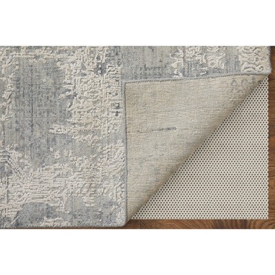 Eastfield Gray Abstract Wool Viscose Area Rug
