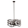 Chloe Lighting Willow Transitional 6 Light Oil Rubbed Bronze Ceiling Pendant 25" Wide - 4 of 4