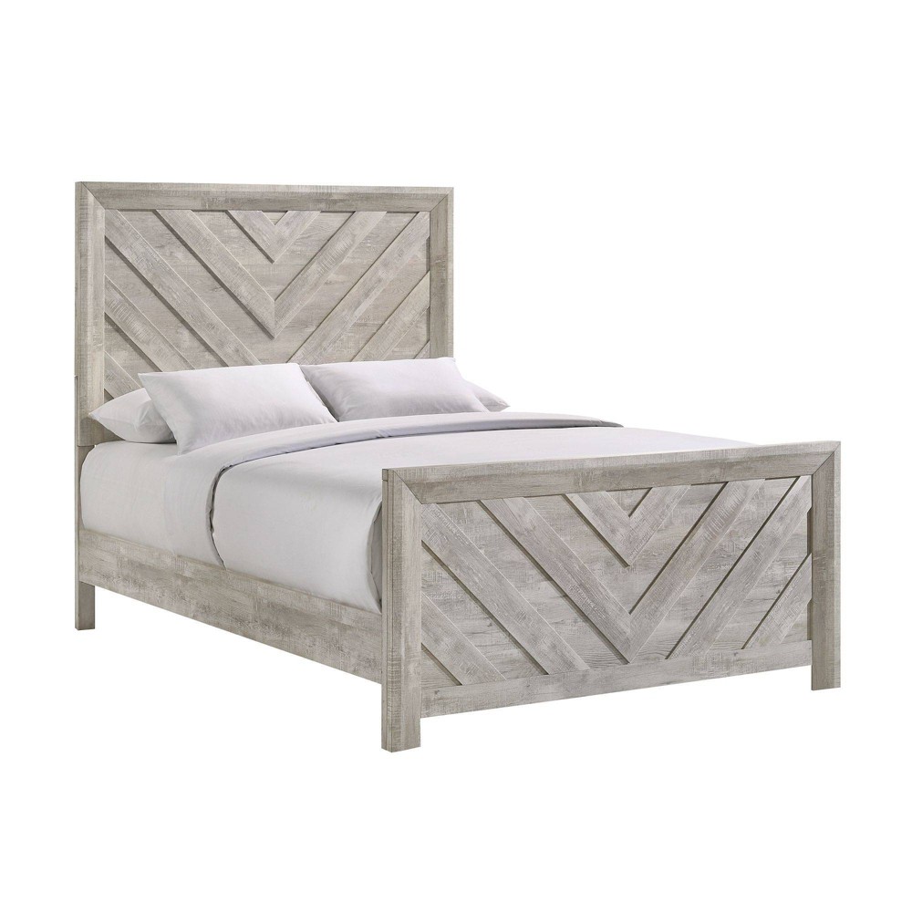 Photos - Bed Full Keely Panel  White - Picket House Furnishings