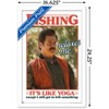 Trends International Parks and Recreation - Ron Swanson Fishing Framed Wall Poster Prints - 3 of 4