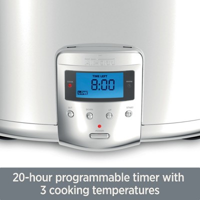 Stainless Steel 7 Qt. Slow Cooker with Digital Display
