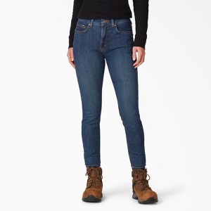 Dickies Women's Perfect Shape Skinny Fit Jeans - 1 of 3
