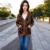 Anna-Kaci Women's V-Neck Button-Down Cardigan with Front Pockets and Relaxed Fit - 2 of 4