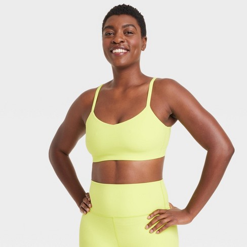 lime sports bra