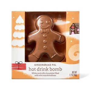 Christmas Gingerbread Pal Hot Drink Bomb - 1.7oz - Favorite Day™ - 1 of 3