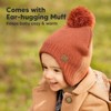 KeaBabies Muff Baby Beanie, Baby Hat for Baby Boys, Girls, Winter Hats for Kids, Newborn, Infant, Toddler 0-36 months - 3 of 4