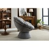 Oversized swivel armchair, 360 degree swivel bucket chair, suitable for living room and bedroom - 4 of 4