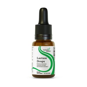 Seeking Health Lactase Drops, Supports Lactose and Dairy Digestion, for Lactose-Intolerant, 52 Servings (0.50 fl. Ounce) - 1 of 4
