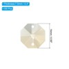 Unique Bargains Hanging Ornament DIY Craft Prisms 2 Holes Octagon Suncatchers 0.55" 100 Pcs - 2 of 4
