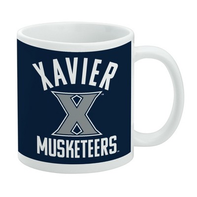 Xavier University Musketeers Logo Ceramic Coffee Mug Novelty Gift Mugs for Coffee Tea and Hot Drinks 11oz White