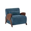 Modern Accent Armchair with Plush Cushioning, Comfortable Armrests, and Stylish Design for Living Room, Bedroom, or Office - 3 of 4