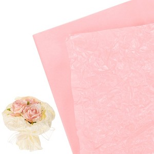 Unique Bargains Floral Pearlescent Durable Gift Wrap Paper 20 Pcs - 1 of 4