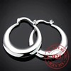 Chery Life 1 Pair Circle earrings, simple and grand, outline elegant contours with smooth lines - 3 of 4