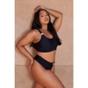 Moda Minx Amour Curve 'Black' Crop Crystal Bikini Top - 4 of 4