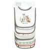 Hudson Baby Unisex Baby Cotton Bibs, Forest Animals, One Size - 2 of 4