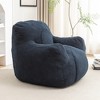 APRILSOUL Comfy Cozy Bean Bag Chairs with Memory Foam, Bean Bag Sofa with Tufted Soft Stuffed Filling for Living Room - 3 of 4