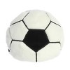 Aurora Mini Striker Soccerball Palm Pals Adorable Stuffed Animal Black 4" - 4 of 4