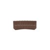 Meridian Furniture,Arc Brown Vegan Leather Modular Sofa - 3 of 4