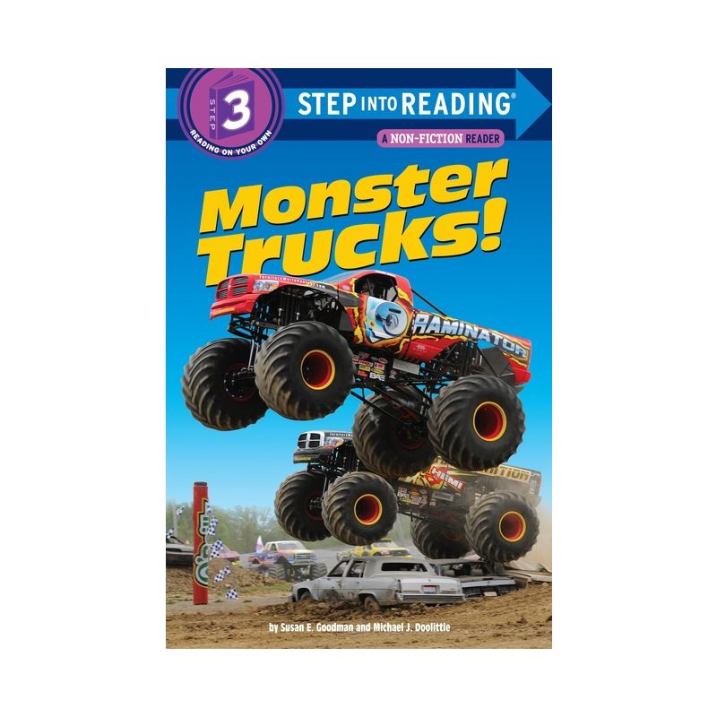 Monster Trucks! - (Step Into Reading) by  Susan E Goodman (Paperback), 1 of 2