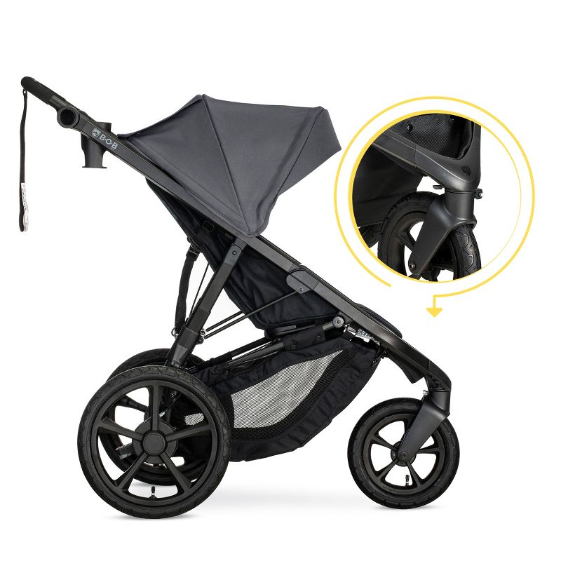 BOB Gear Wayfinder Jogging Stroller with Dual Suspension and Air-Filled Tyres, 3 of 5