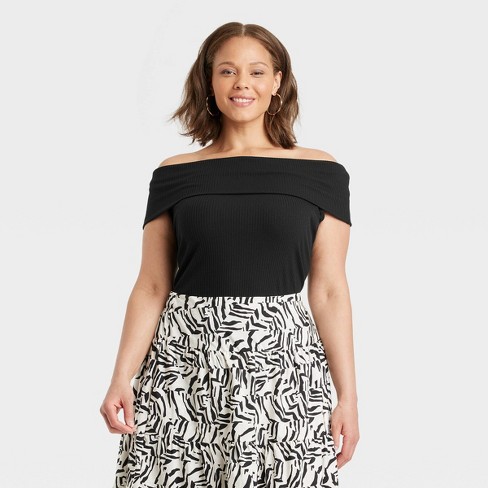 Target off shoulder top sale