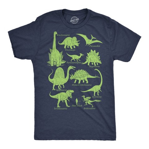 Мужские футболки Crazy Dog T-Shirts, Inc. Mens Funny T Shirts Dinosaurs And Human Dino Snack Sarcastic Graphic Novelty Tee For Men - Crazy Dog Men's T Shirt With Dinosaur Sayings Navy M