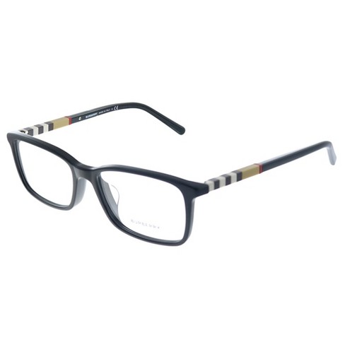 Burberry Alternate Fit Be2199f 3001 Unisex Rectangle Eyeglasses Black ...