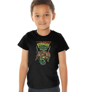 Toddler Boys' Teenage Mutant Ninja Turtles: Mutant Mayhem Mutant Mayhem Group T-Shirt - 1 of 4