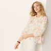 Lands' End Women's Fine Gauge Eyelash Cardigan Printed Sweater - 4 of 4