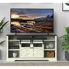 Tv Stand For Tvs Up To 75" With Open Shelves,Entertainment Center With Storage Cabinet Beige - 4 of 4